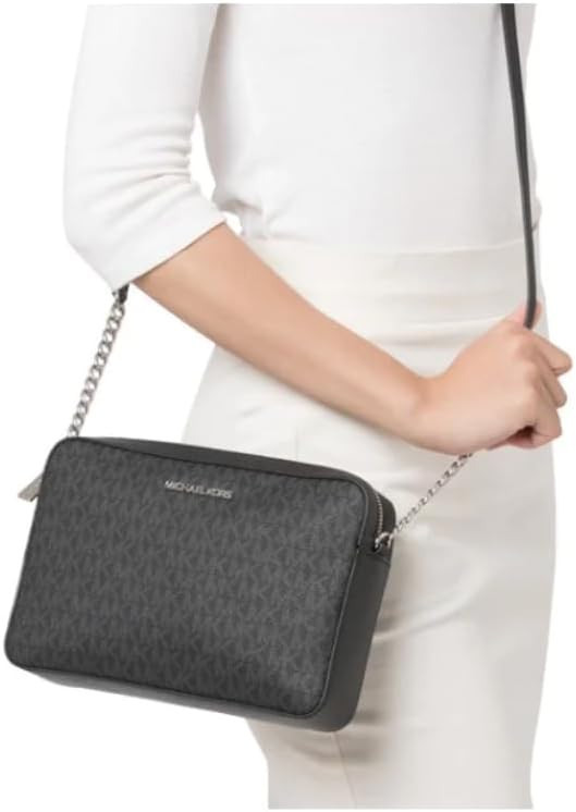 Bolsa Transversal Michael Kors Chain Preta