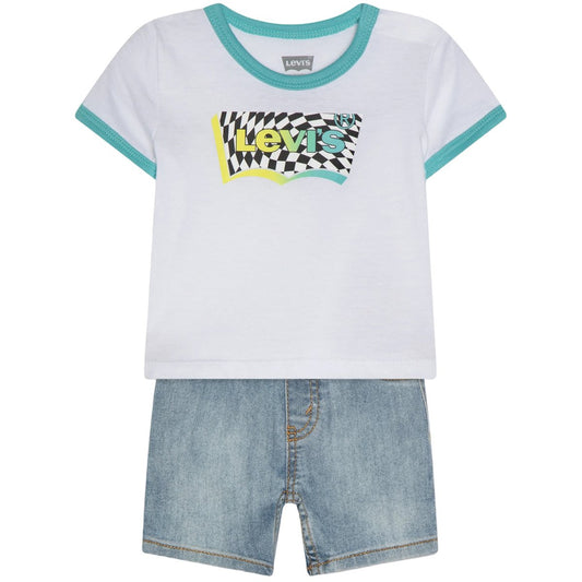 Conjunto Levi’s Camiseta & Short Jeans