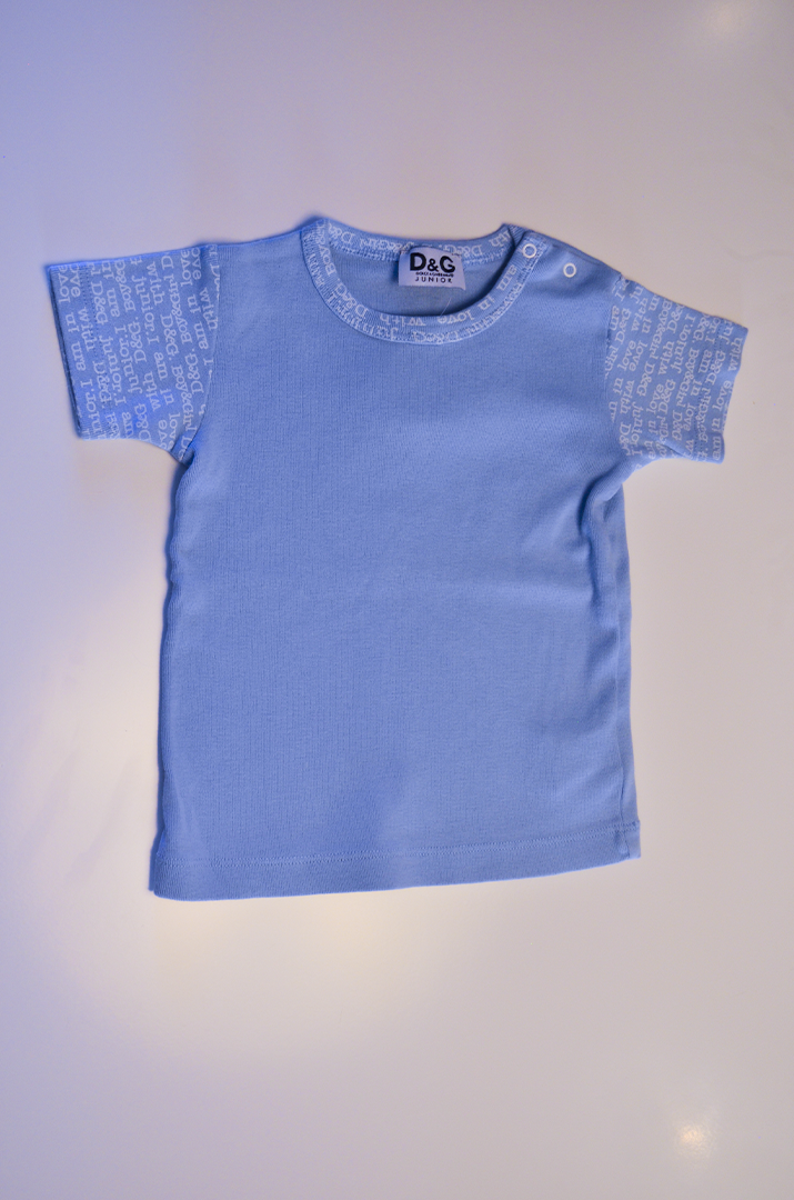 Camiseta Dolce & Gabbana Infantil Azul