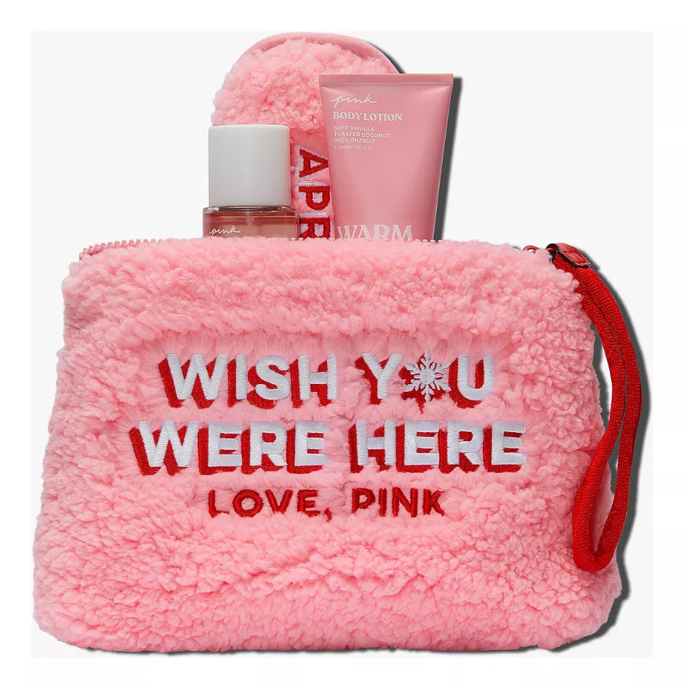 Kit Victoria’s Secret Pink Warm & Cozy - 4 Peças