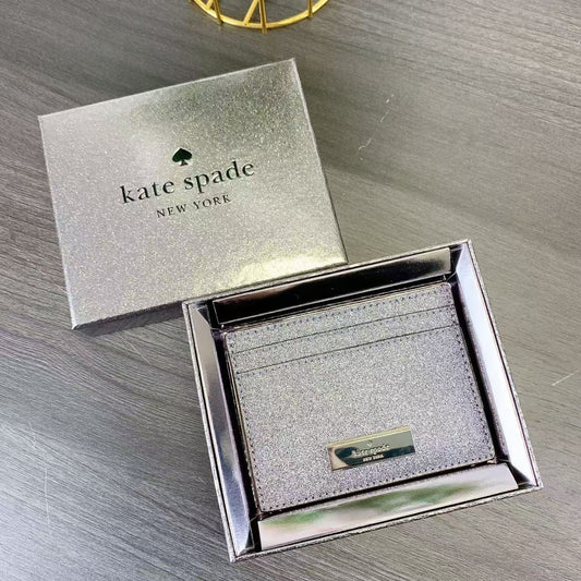 Porta-Cartão Kate Spade Prata