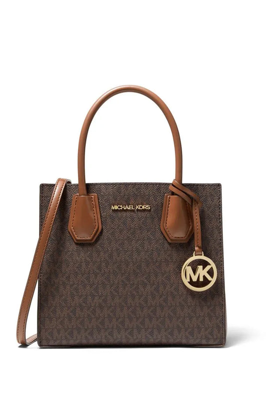Bolsa Tiracolo Michael Kors Média Estampada Marrom