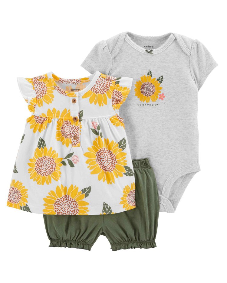 Conjunto Carter’s Girassol