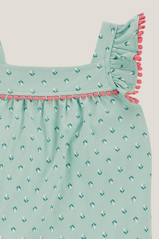 Body Carter’s Verde Água Bordado – Detalhes Delicados