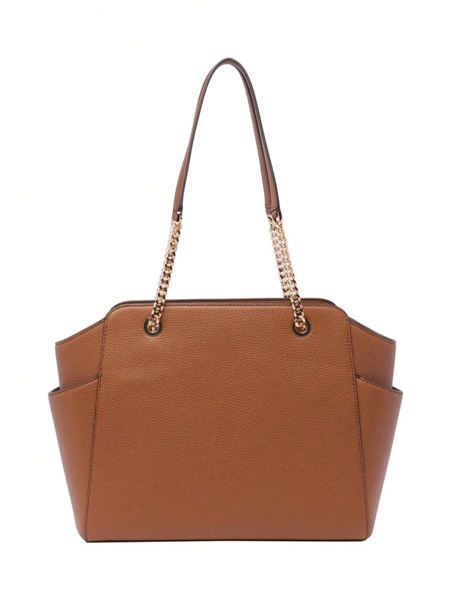 Bolsa de Ombro Michael Kors Grande Recortes Marrom