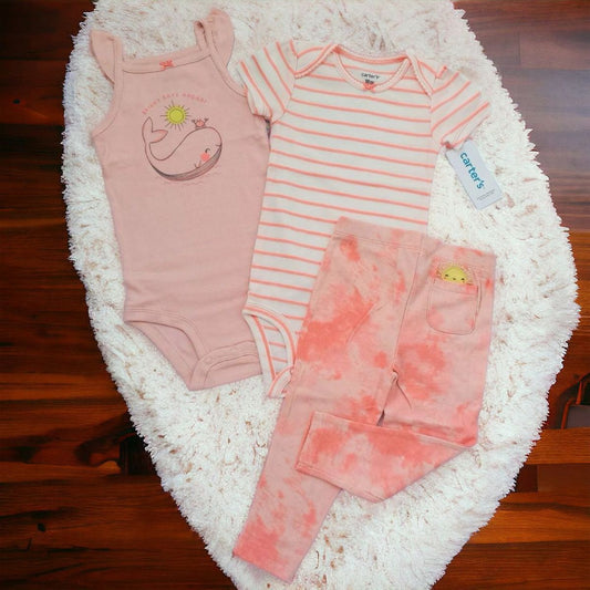 Conjunto Carter’s Sol & Baleia