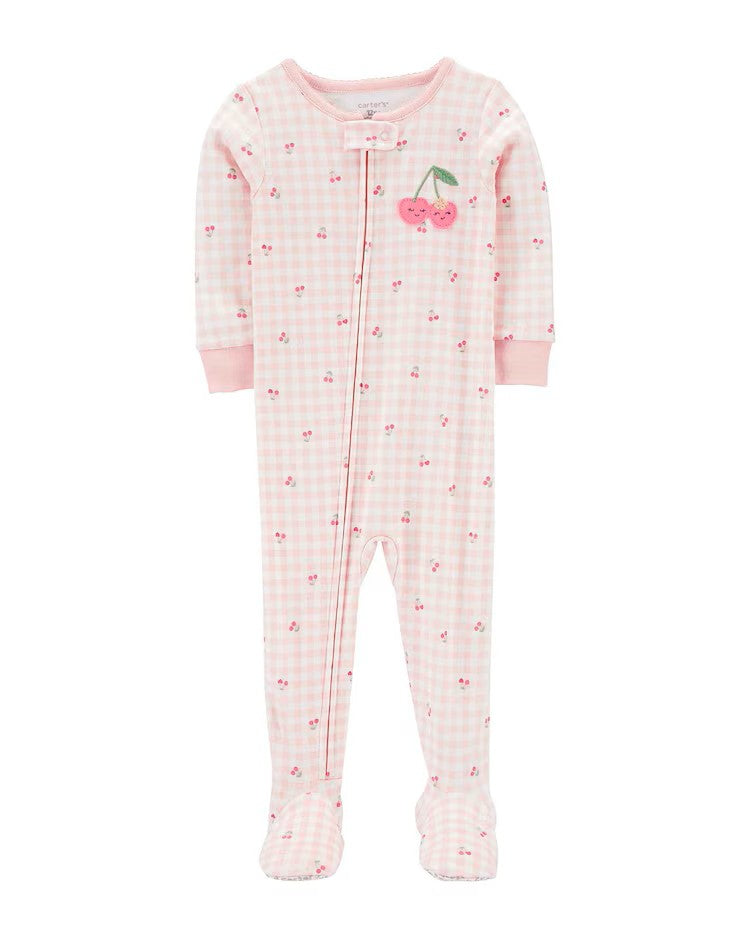 Macacão Carter's Cerejinhas Xadrez