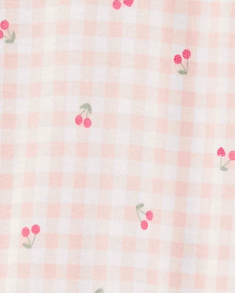 Macacão Carter's Cerejinhas Xadrez