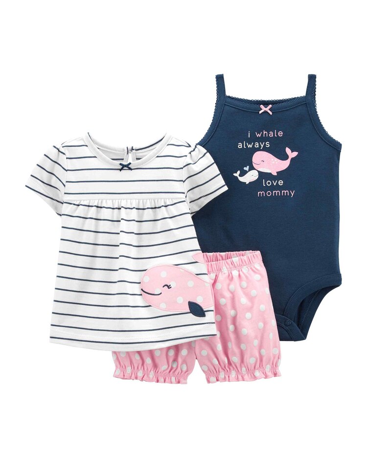 Conjunto Carter’s Baleia & Poá