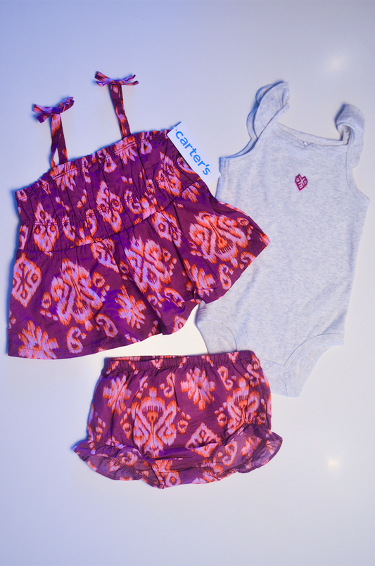 Conjunto Carter’s Boho Chic - 3 Peças