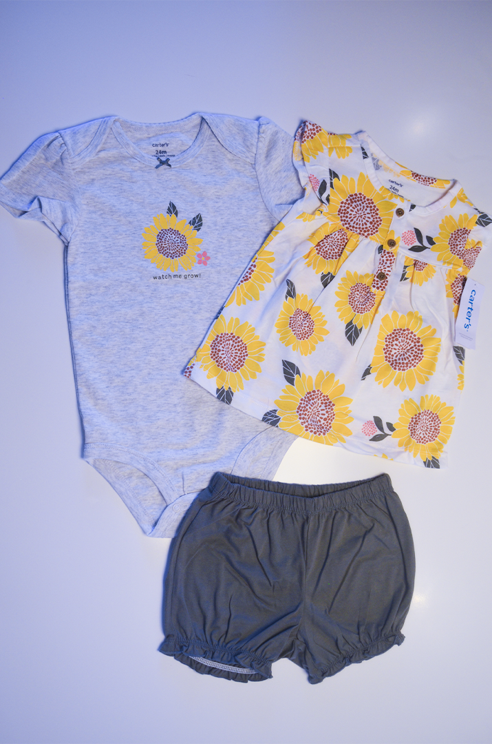 Conjunto Carter’s Girassol