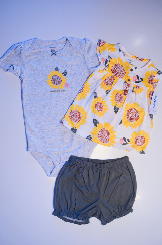 Conjunto Carter’s Girassol