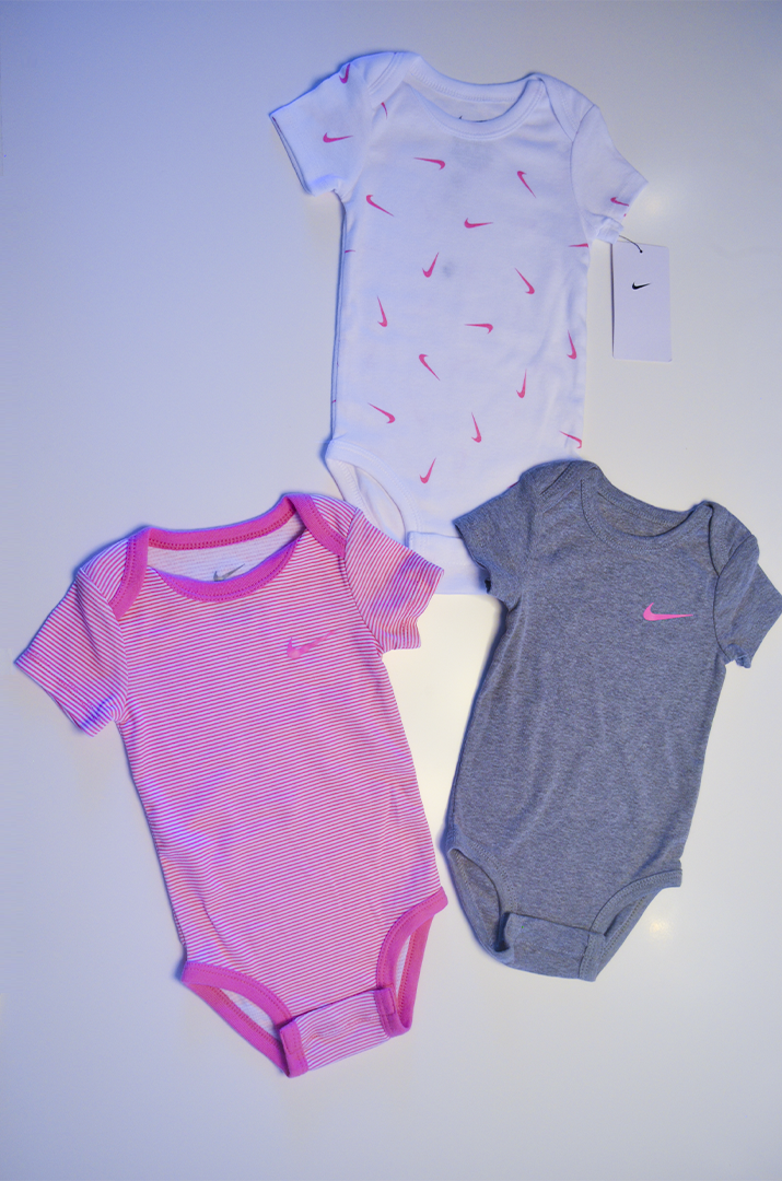 Kit 3 Bodies Nike – Conforto & Estilo
