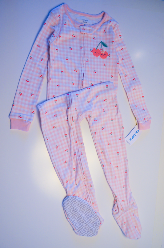 Macacão Carter's Cerejinhas Xadrez