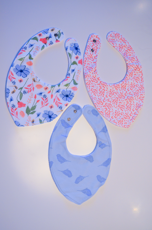 Kit 3 Babadores Carter's