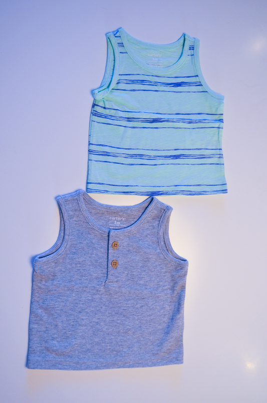 Kit Regatas Carter’s Listrada & Botões