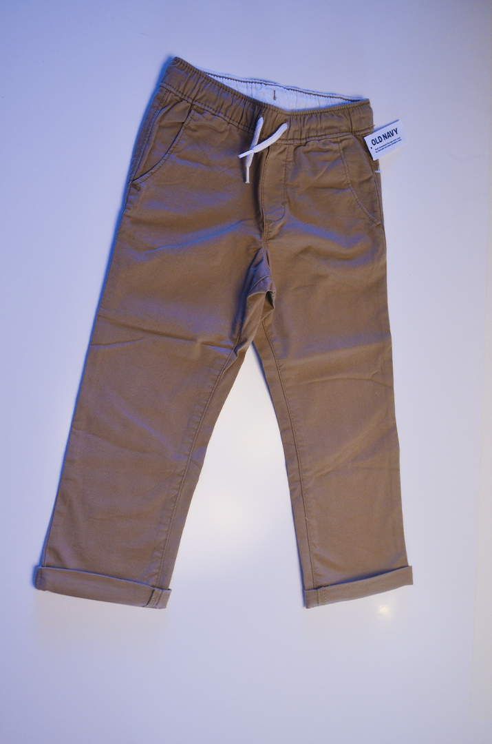 Calça Cáqui Infantil Old Navy