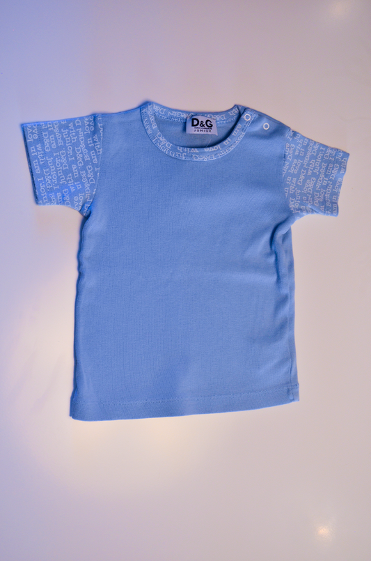 Camiseta Dolce & Gabbana Infantil Azul