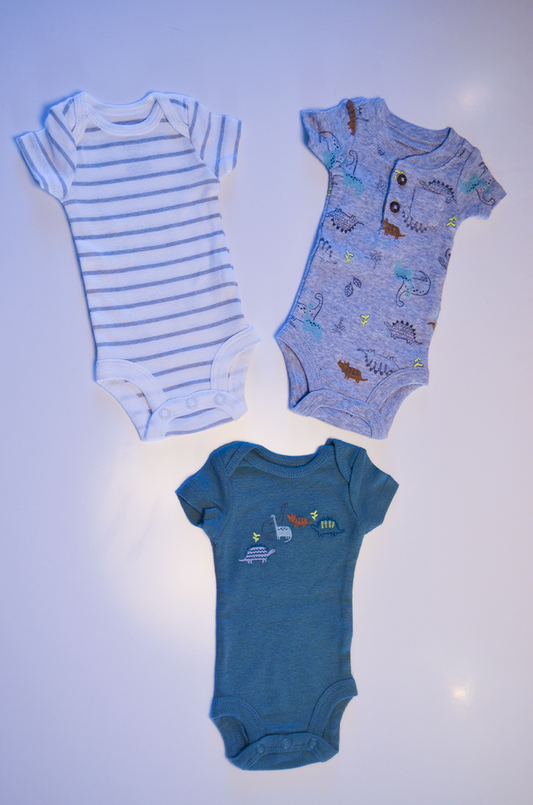 Kit Body Carter's Prematuro Dinossauros