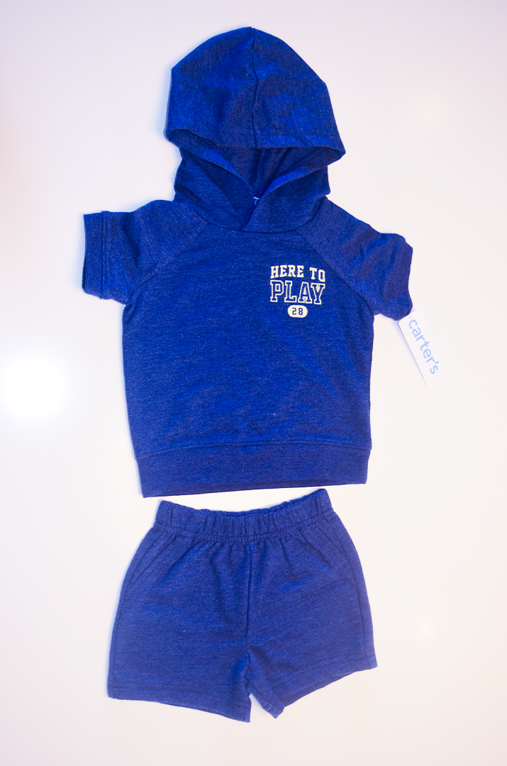 Conjunto Carter's Moletinho com Capuz