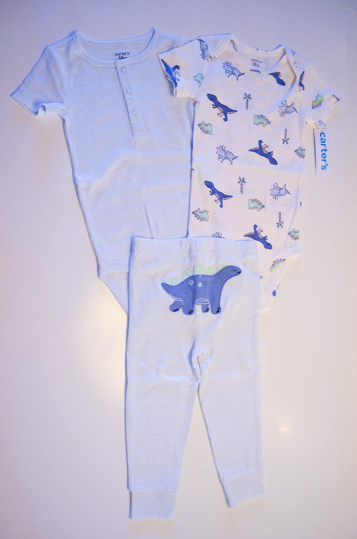 Conjunto Carter’s Dinossauros
