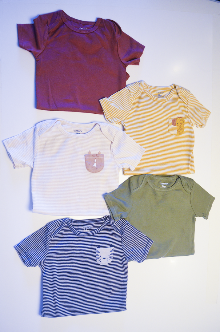 Kit Bodies Carter’s Animais