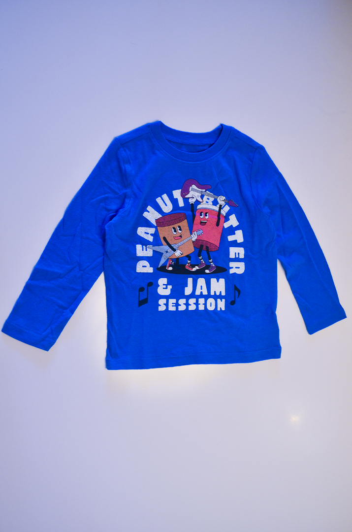 Camiseta Infantil Old Navy - Peanut Butter & Jam Session