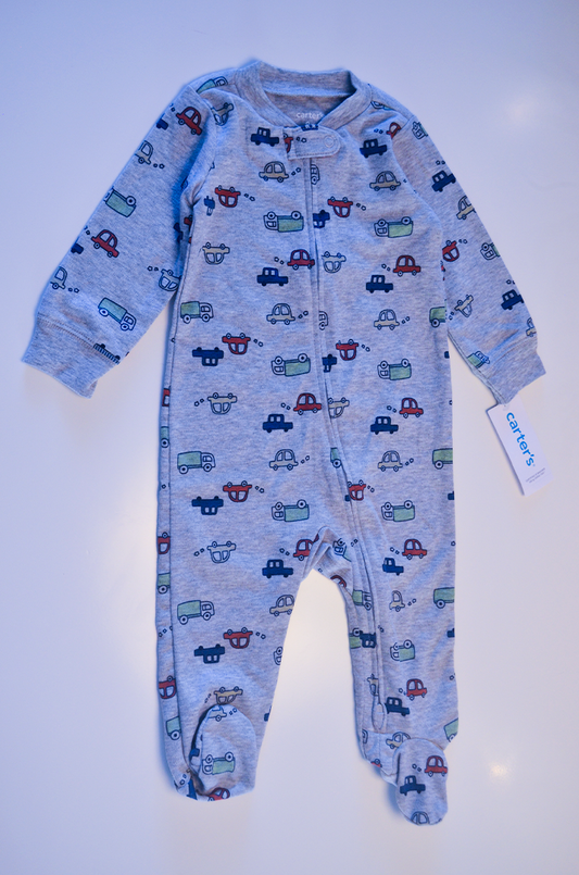 Macacão Carter's Cinza - Carros