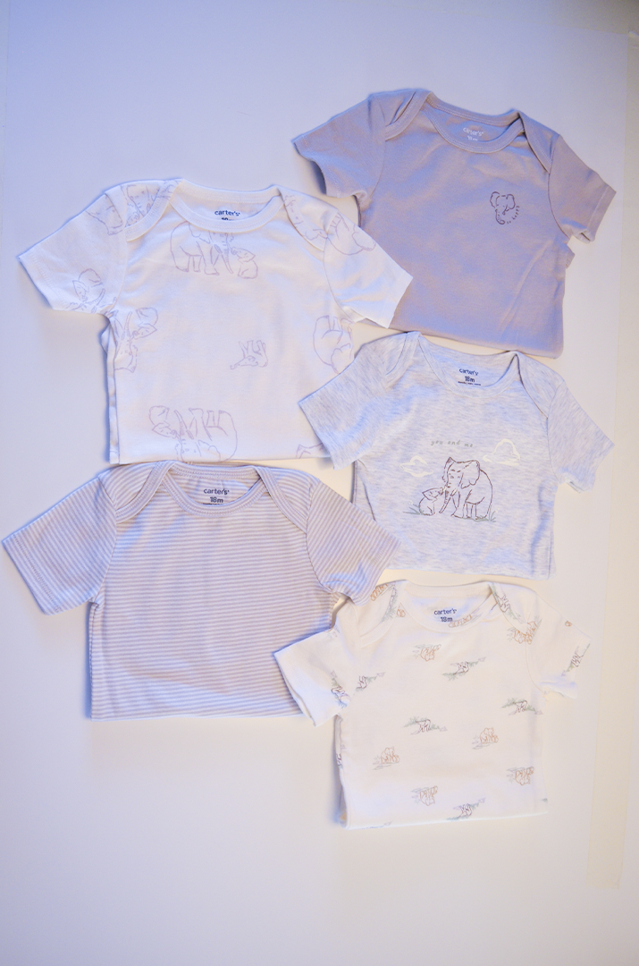 Kit Body Carter’s Infantil - Elefantes