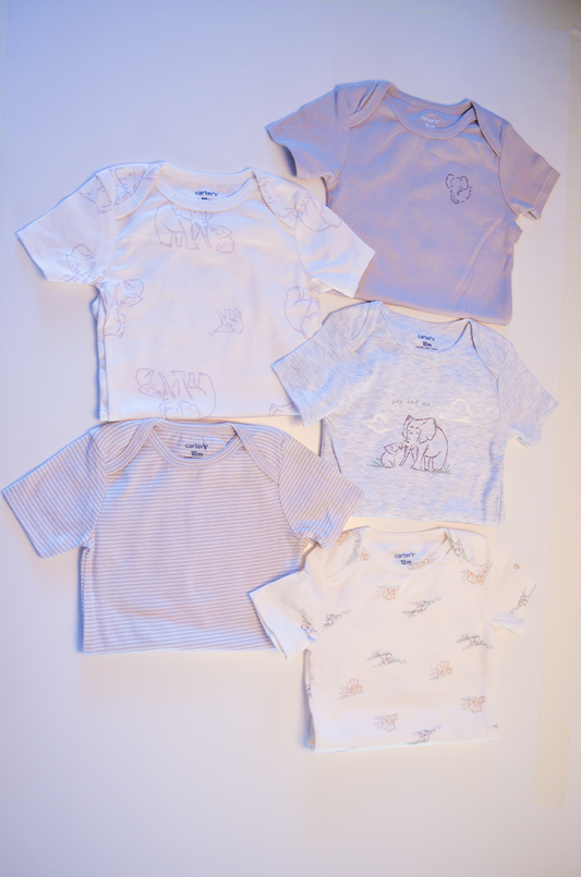 Kit Body Carter’s Infantil - Elefantes