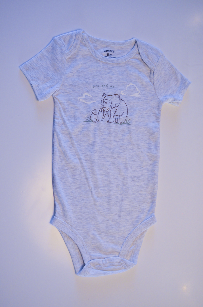 Kit Body Carter’s Infantil - Elefantes