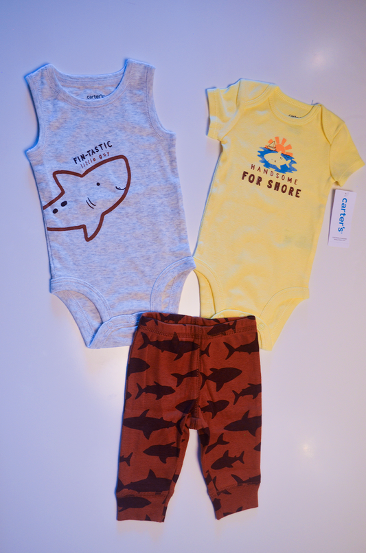 Conjunto Carter’s Infantil Tubarão