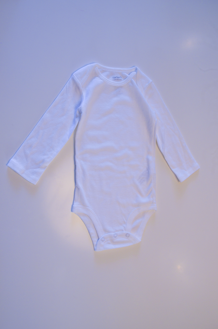 Kit Body Carter’s Infantil Manga Longa - 3 Peças