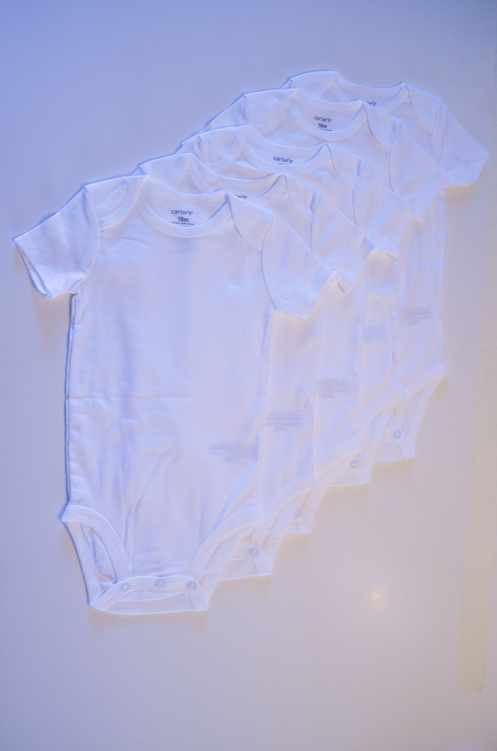 Kit Body Carter’s Infantil Manga Curta- 5 Peças