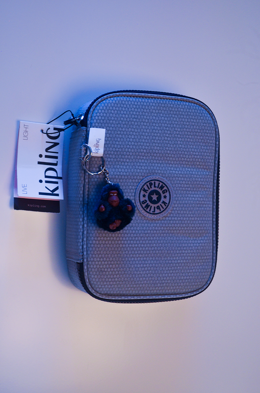 Estojo Kipling 100 Pens Cinza