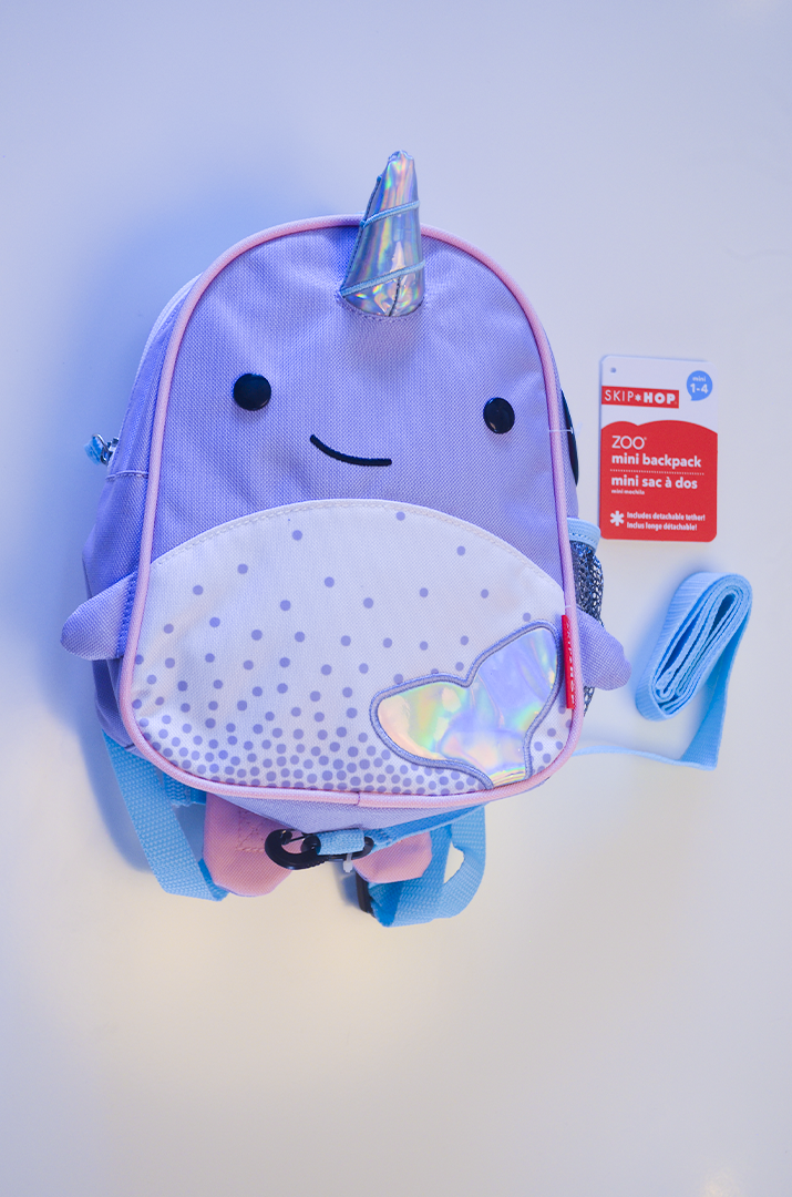 Mochila Infantil Skip Hop - Narval com Guia de Segurança