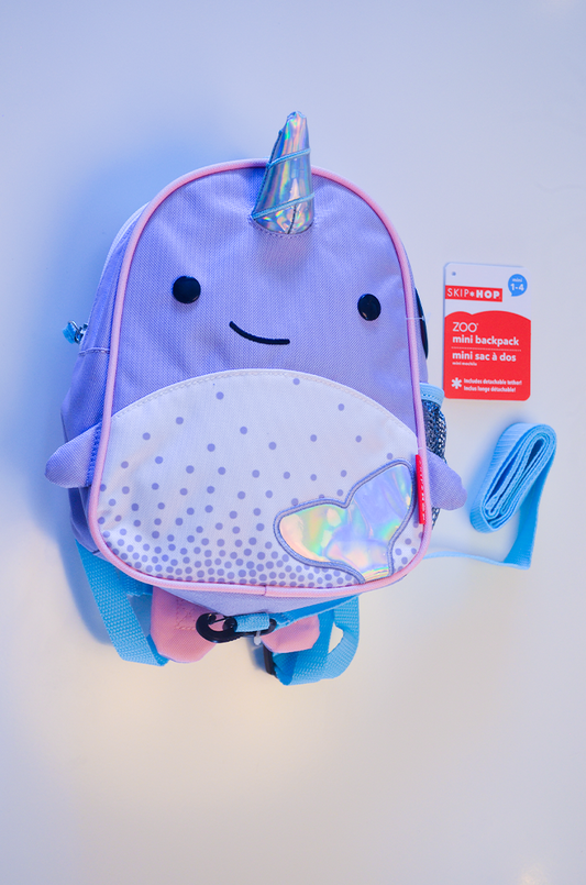 Mochila Infantil Skip Hop - Narval com Guia de Segurança