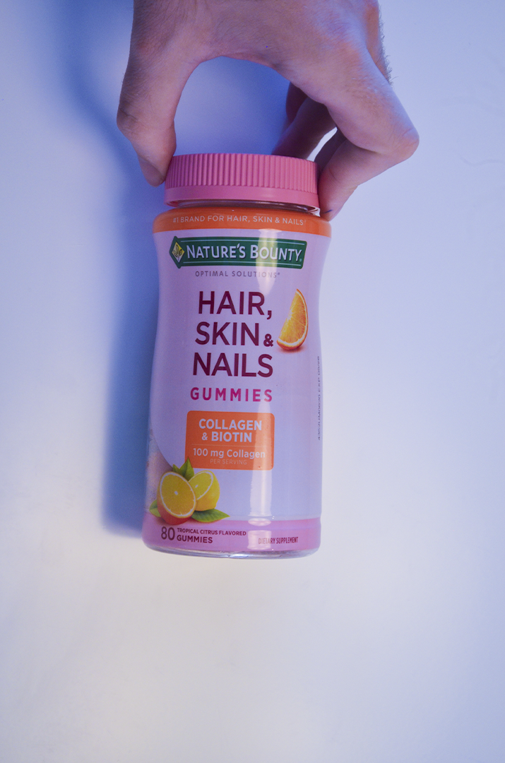 Suplemento Nature's Bounty Hair, Skin & Nails - Colágeno & Biotina - 80 Gummies