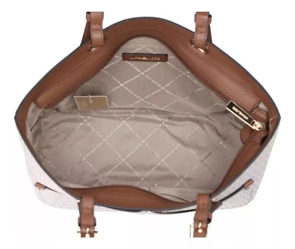 Bolsa de Ombro Michael Kors Grande Branca