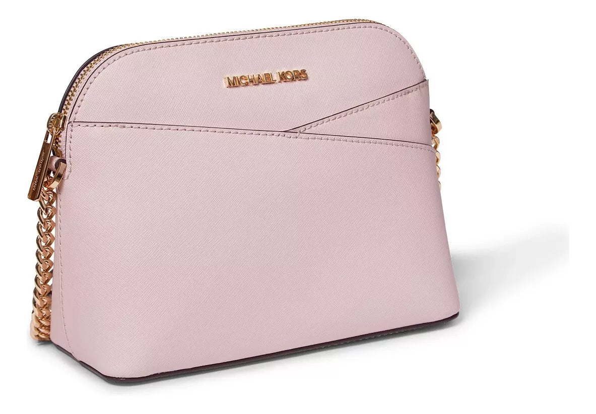 Bolsa Transversal Curva Michael Kors Rosa