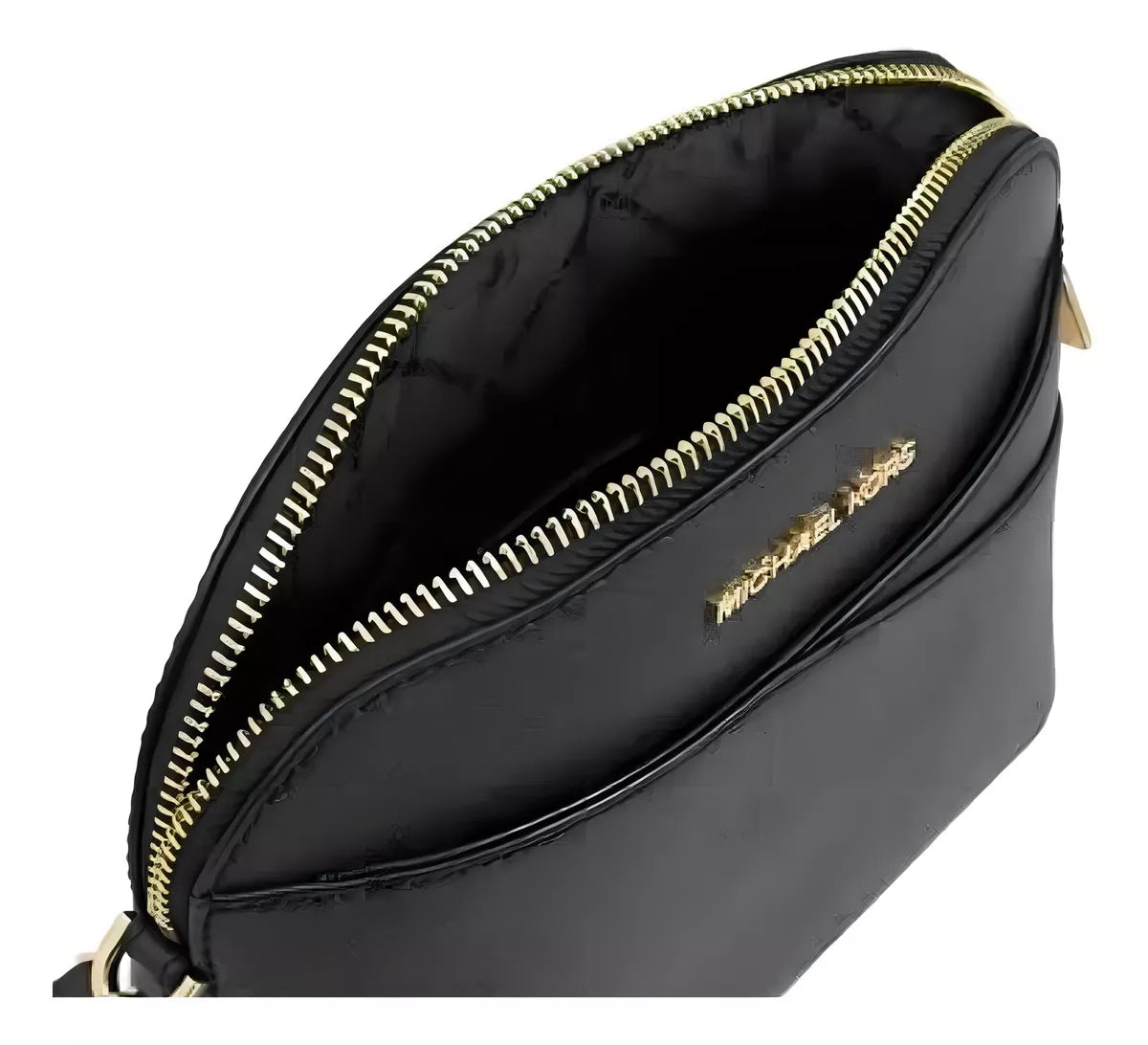 Bolsa Transversal Curva Michael Kors Preta