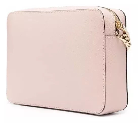 Bolsa Transversal Michael Kors Rosa Chain Dourada
