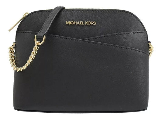 Bolsa Transversal Curva Michael Kors Preta