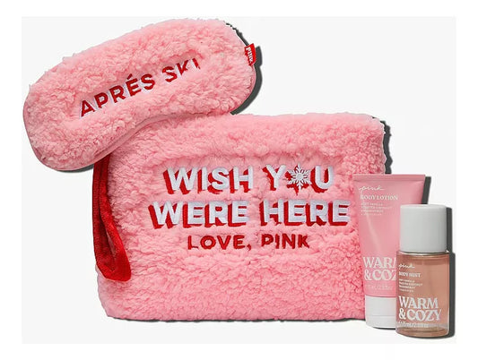 Kit Victoria’s Secret Pink Warm & Cozy - 4 Peças