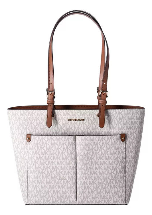 Bolsa de Ombro Michael Kors Grande Branca