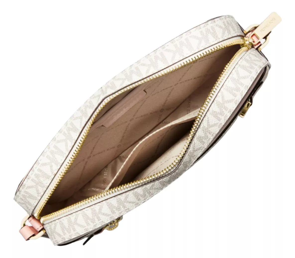 Bolsa Transversal Michael Kors Chain Duo Rose