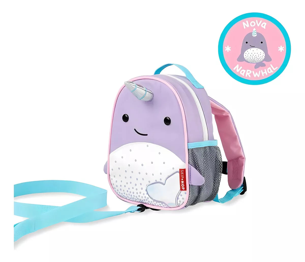 Mochila Infantil Skip Hop - Narval com Guia de Segurança