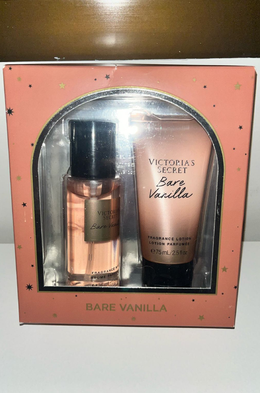 Kit Victoria's Secret Bare Vanilla - Body Mist & Loção Hidratante