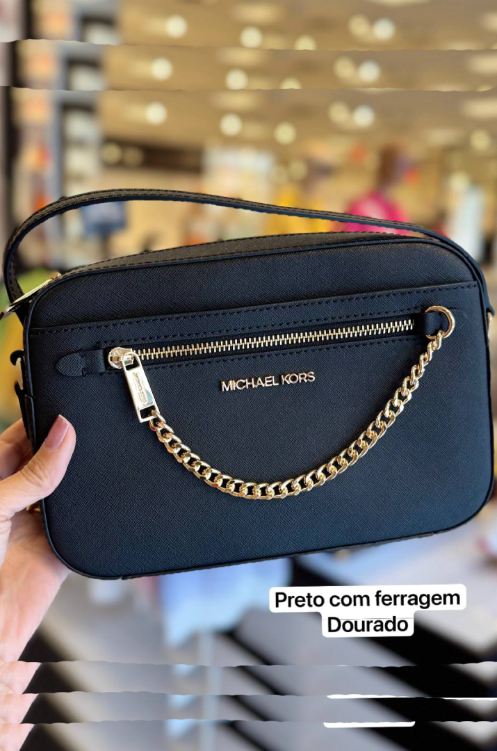 Bolsa Transversal Preta Michael Kors