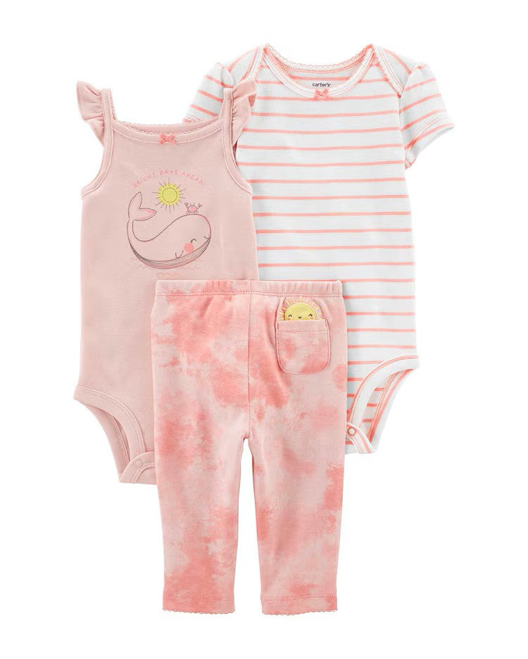 Conjunto Carter’s Sol & Baleia